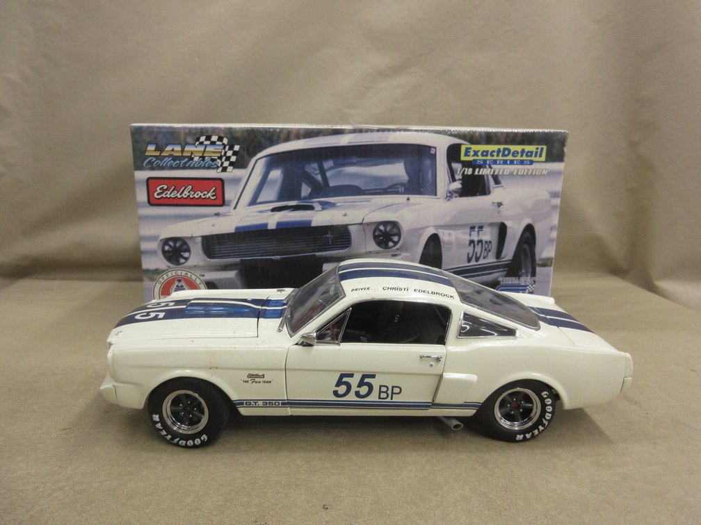 Lane Collectibles Exact Detail Replicas die cast Christi Edelbrock's Shelby G.T. 350 car