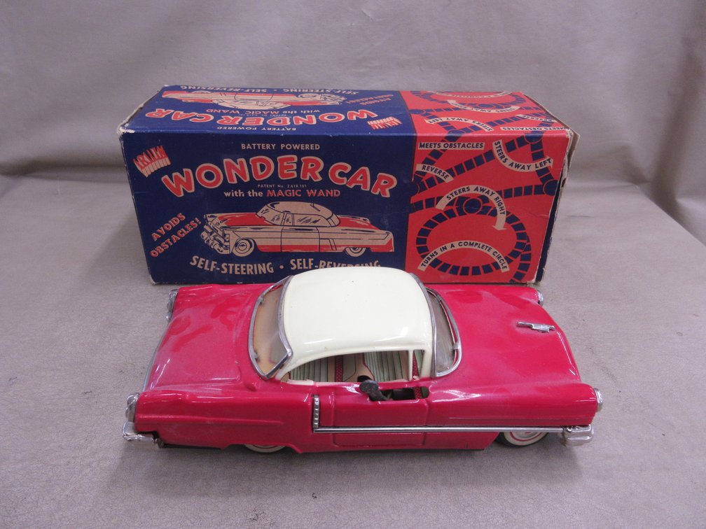 Irco tin litho battery powered Wonder Car