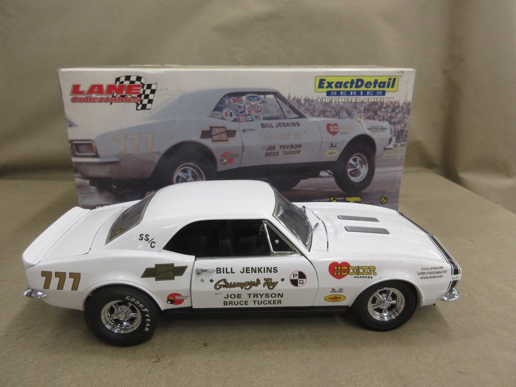 Lane Collectibles Exact Detail 1967 Camaro Super Stock "Grumpy's Toy" die cast car