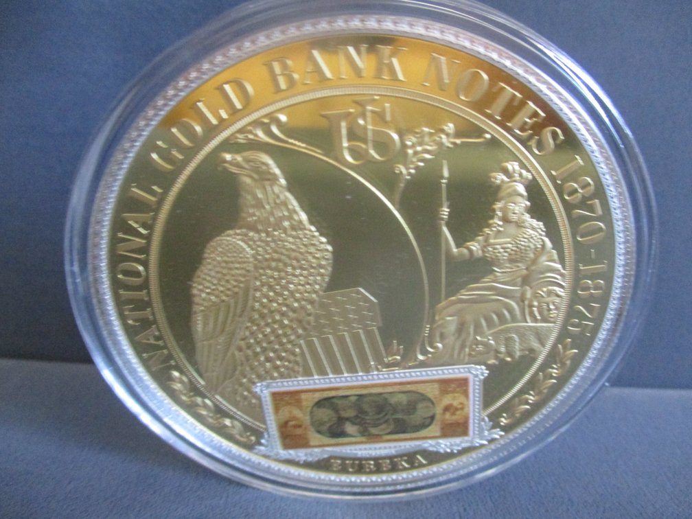 American Mint Colossal Coin 2.75"W gold-plated Collectible