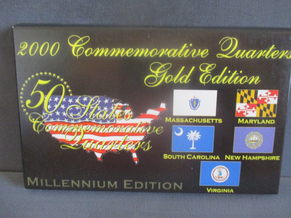 2000 Gold Edition Commemorative quarters set