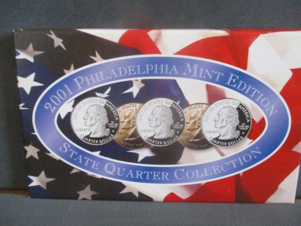 2001 Philadelphia Mint Edition State quarter collection