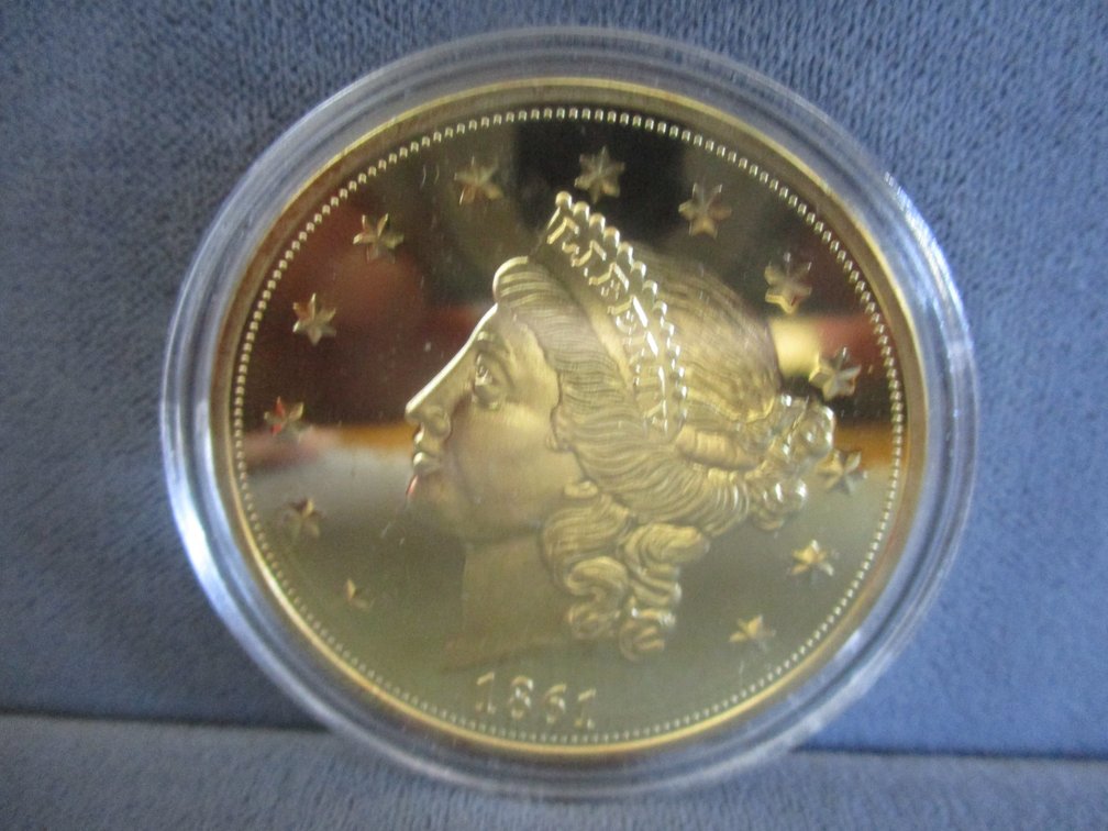 American Mint Historical Gold Eagle Replica coin
