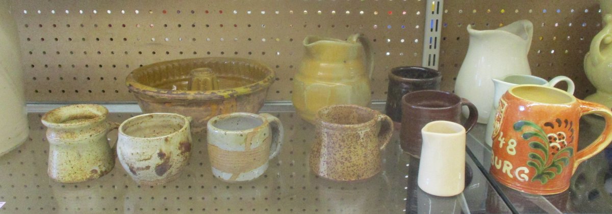 Stoneware and art pottery group
