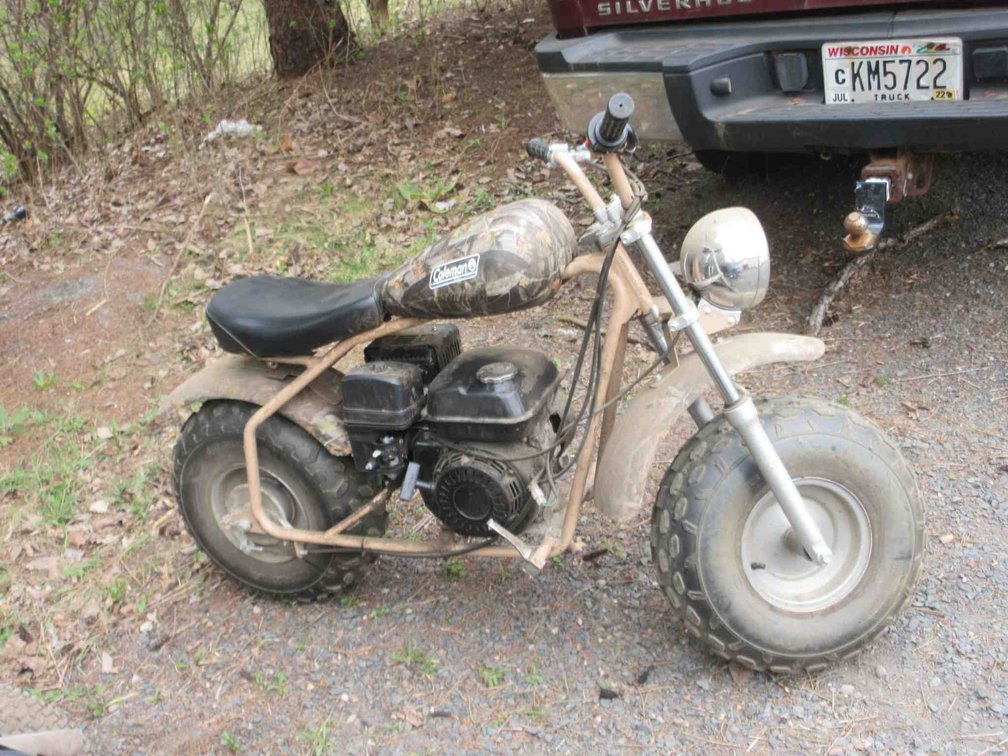 Coleman mini bike (does not run)