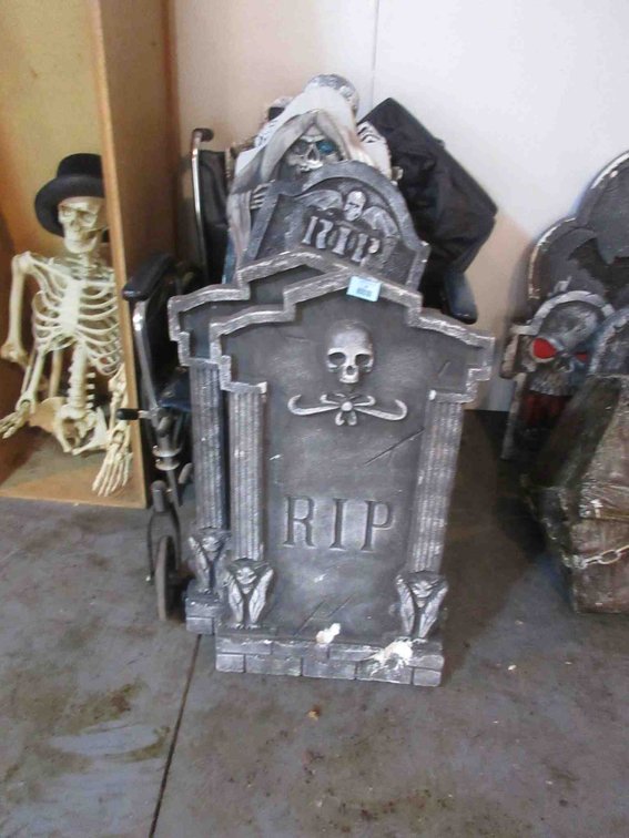 Group of Halloween decorations