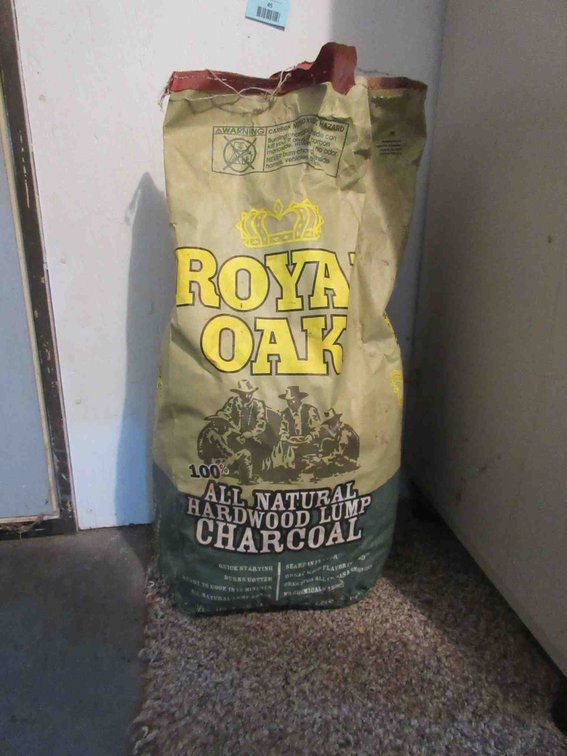 Bag of Royal Oak charcoal