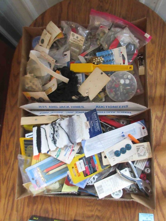(2) Flats of craft items