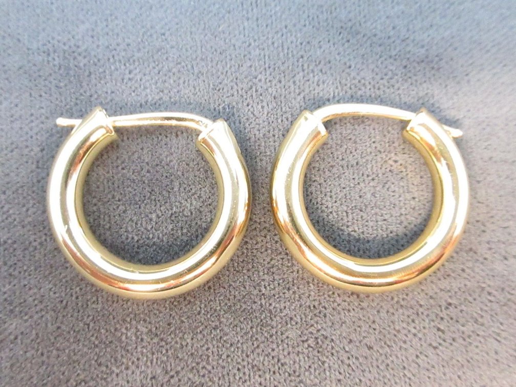 Sterling silver hoop earrings