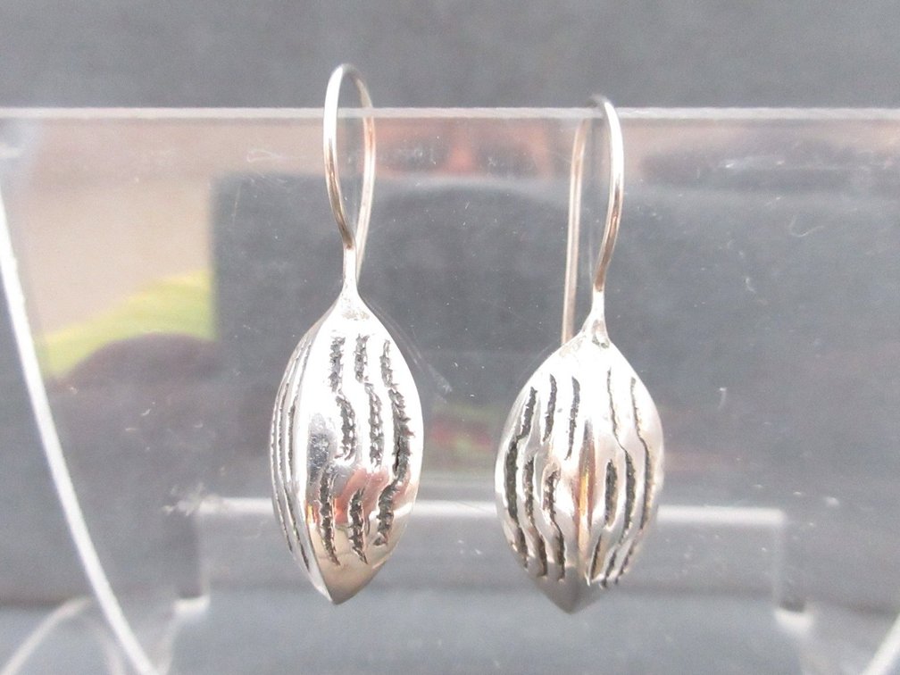 Sterling silver dangle earrings