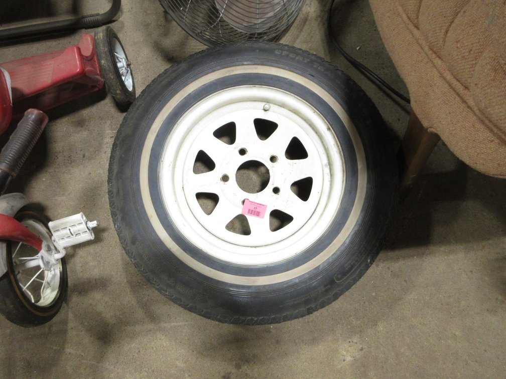 Tire on rim