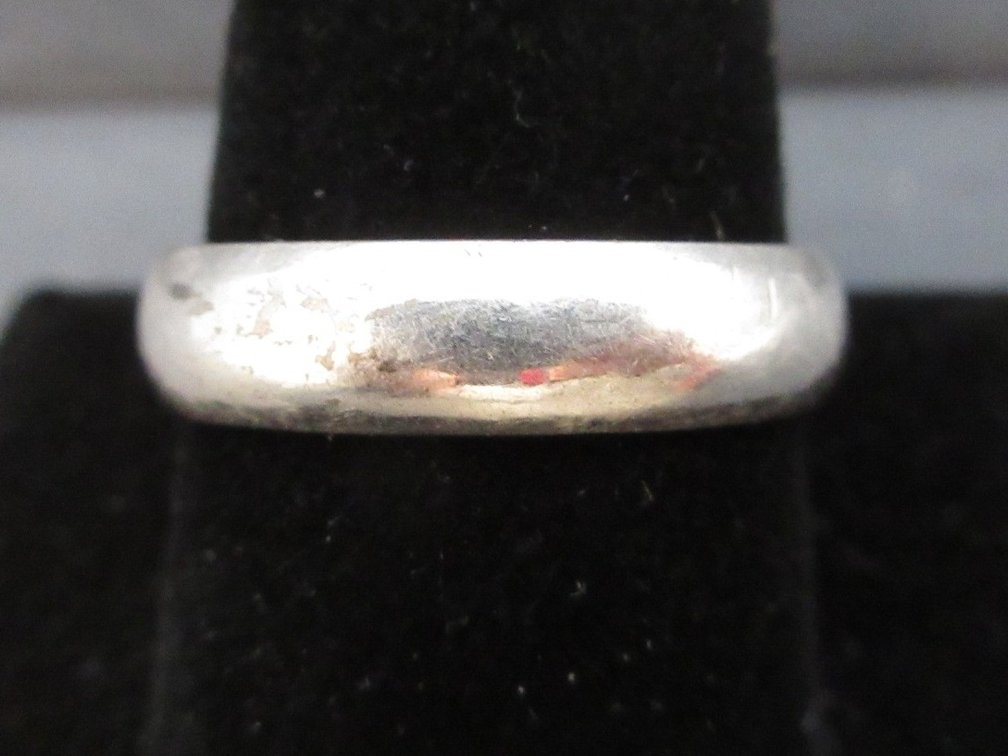 .925 Sterling silver wedding band