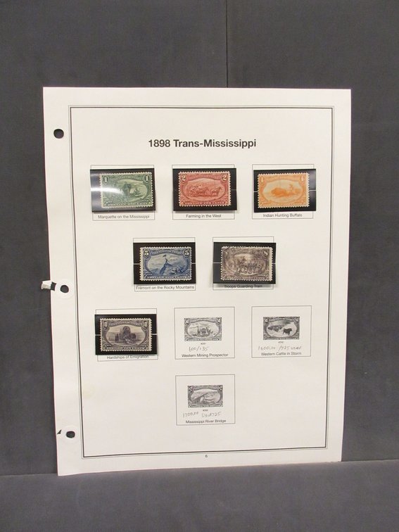 1898 Trans-Mississippi stamps