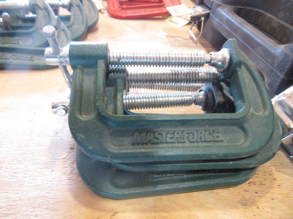 (4) Master Force c-clamps
