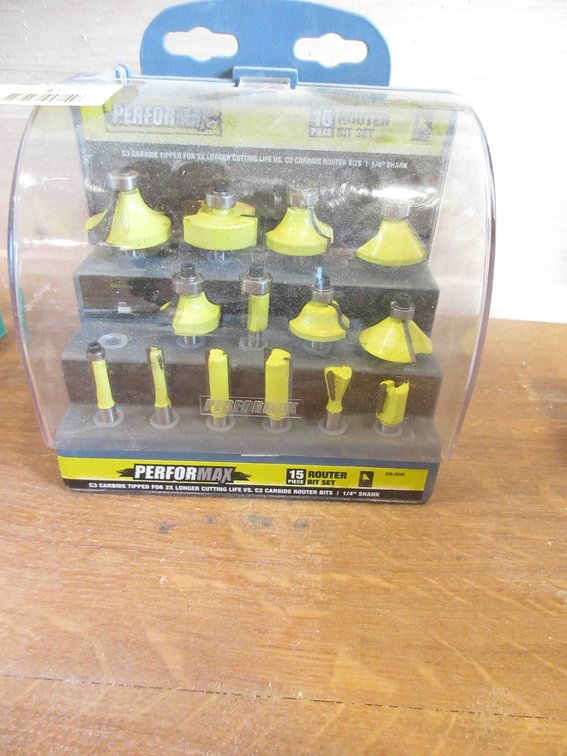 Performax 14-piece router bit set