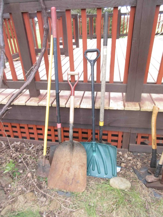 Group of yard tools