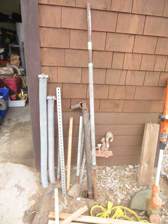 Group along garage