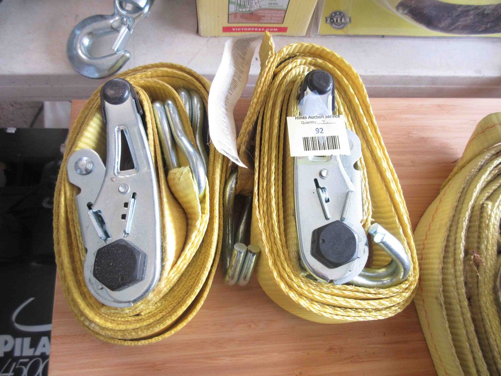 (2) Ratchet straps