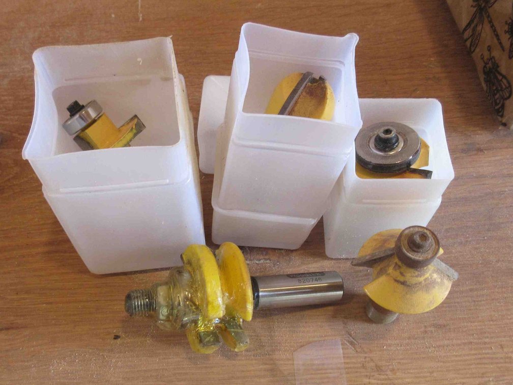 Group of router bits