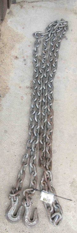 5/16" Steel chain with hooks