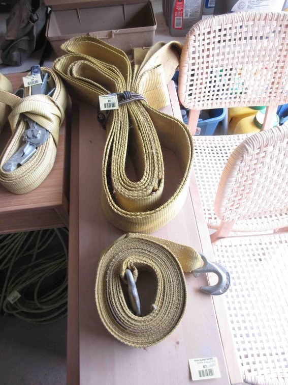 (2) Tow straps