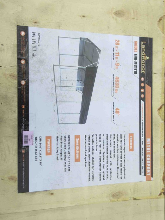 Land Honor metal carport