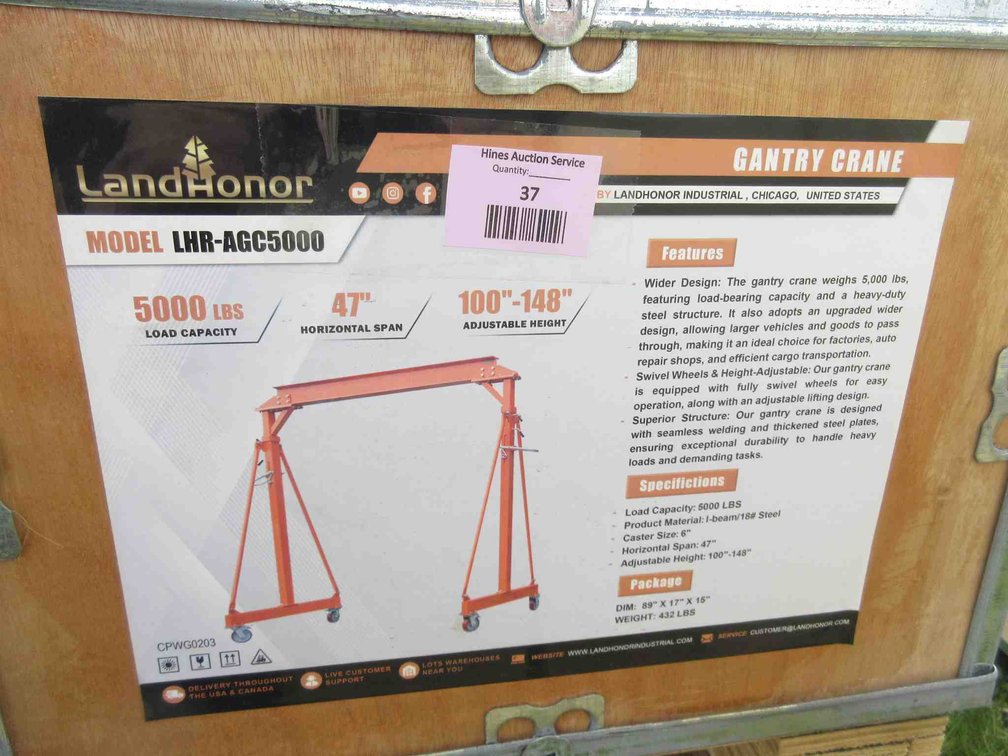 Land Honor Gantry Crane