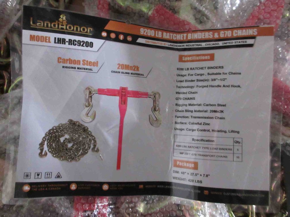 (2) Chains (1) Binder
