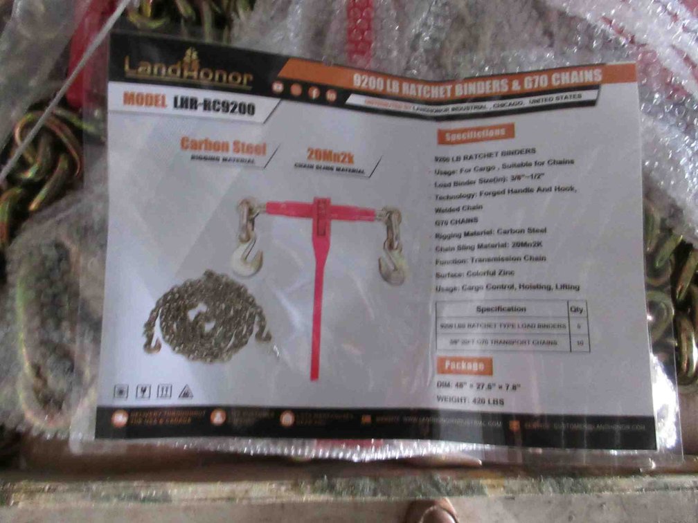 (2) Chains (1) Binder