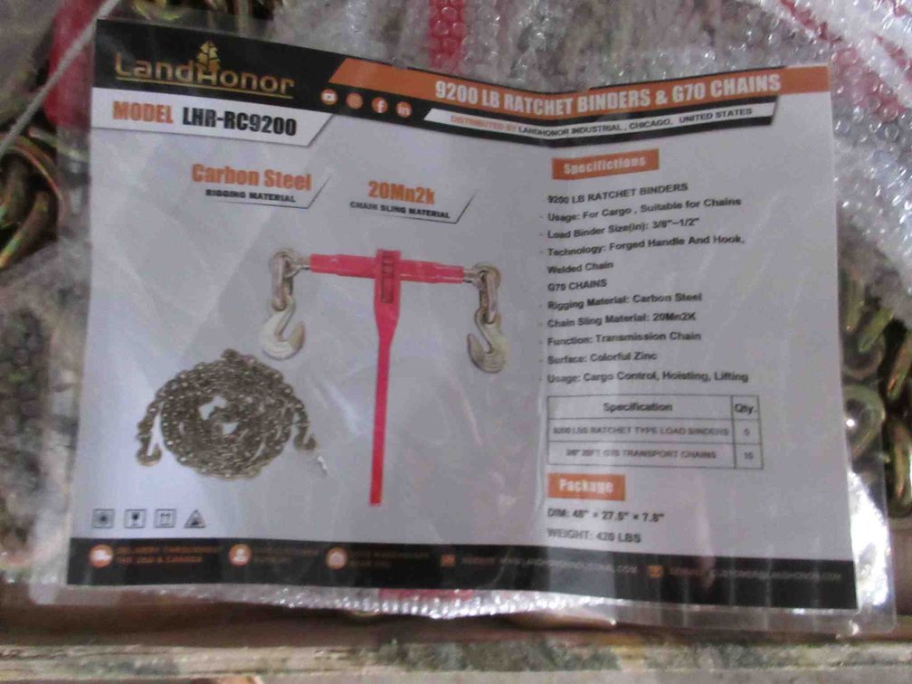 (2) Chains (1) Binder