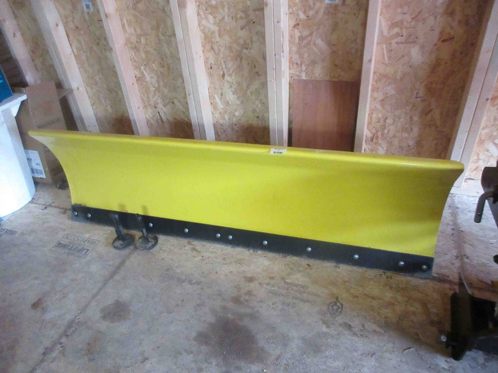 John Deere front mount snow blade