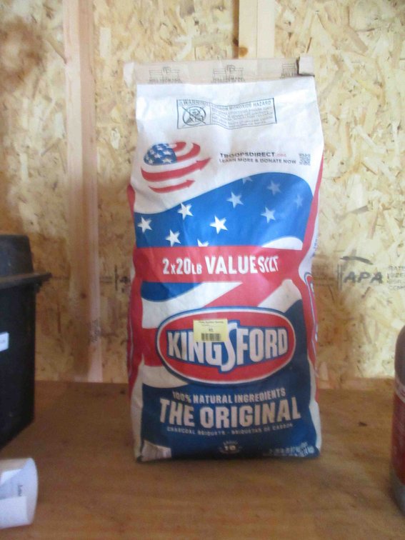 Bag of Kingsford charcoal