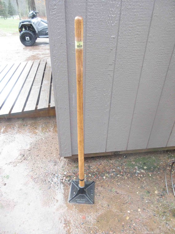 Steel tamper