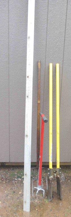 Group of yard tools