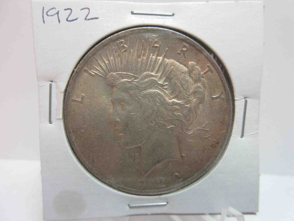 1922 Peace dollar