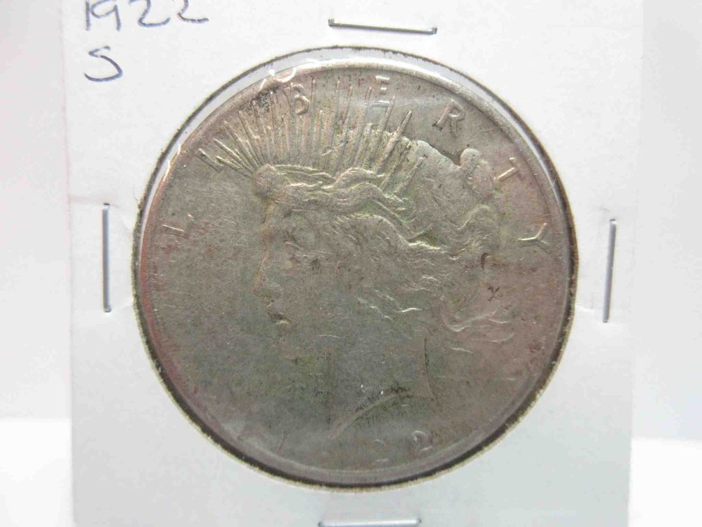 1922-S Peace dollar