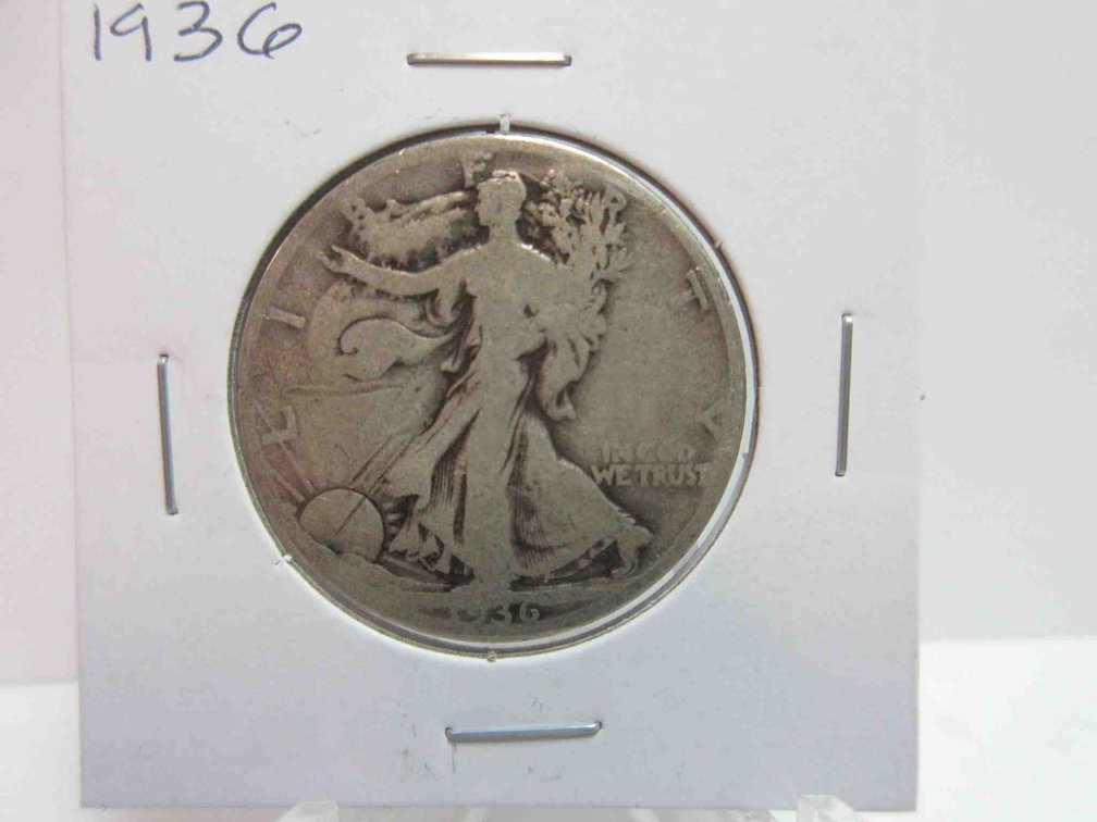 1936 Walking Liberty half dollar