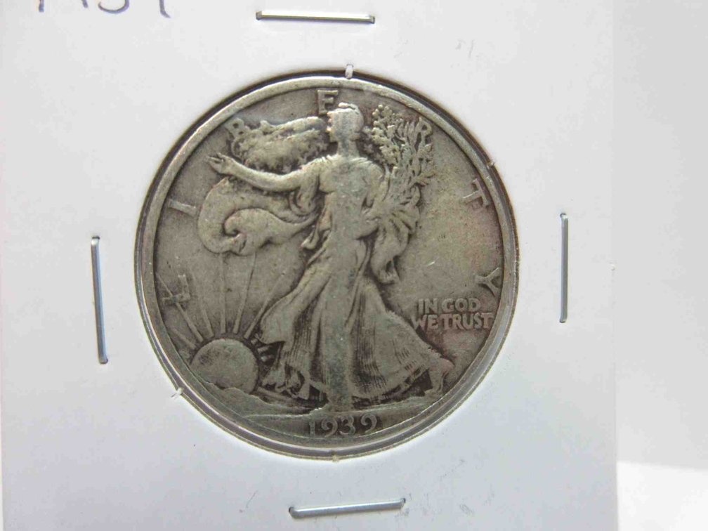 1939 Walking Liberty half dollar