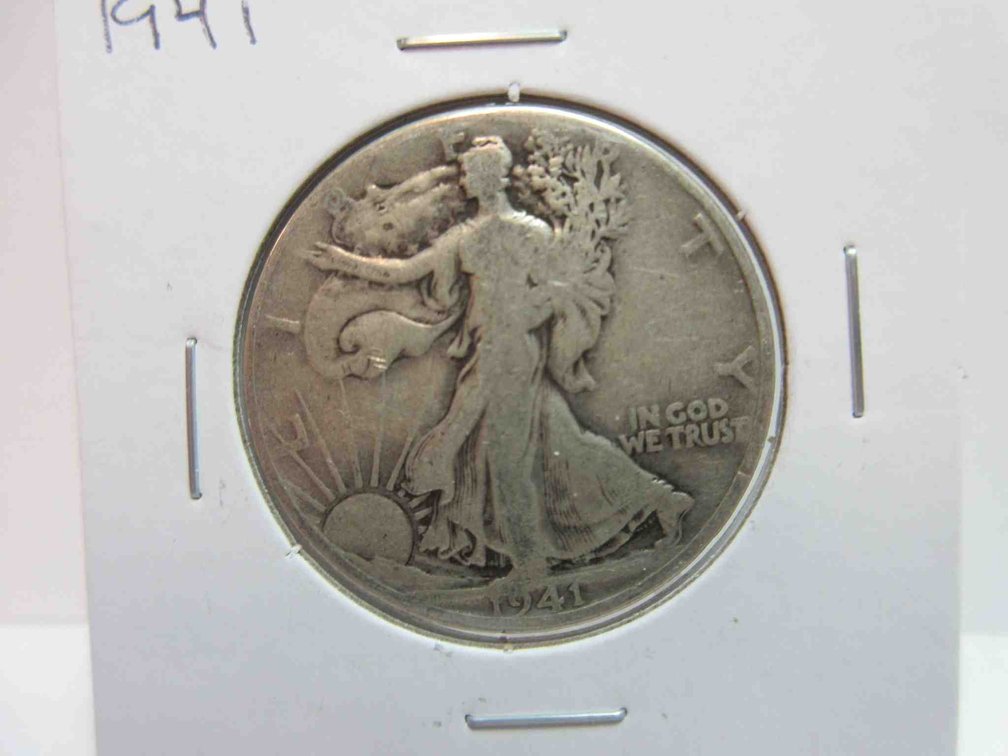 1941 Walking Liberty half dollar