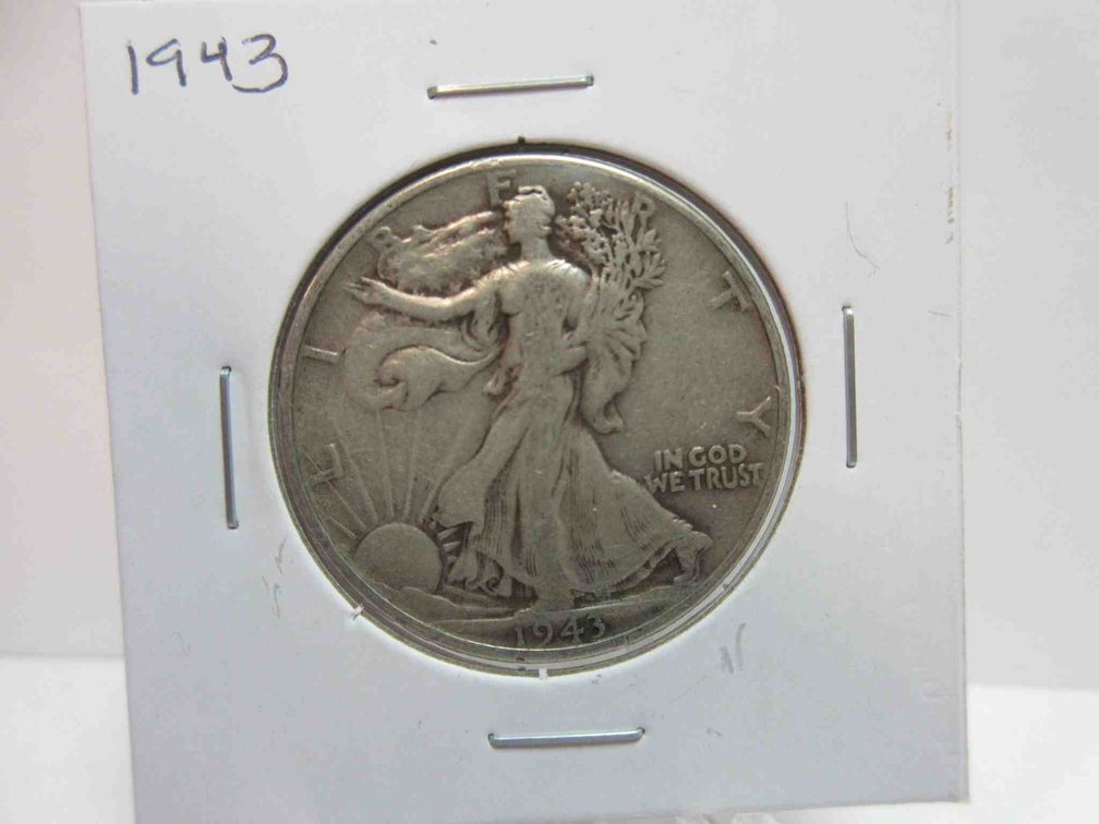 1943 Walking Liberty half dollar