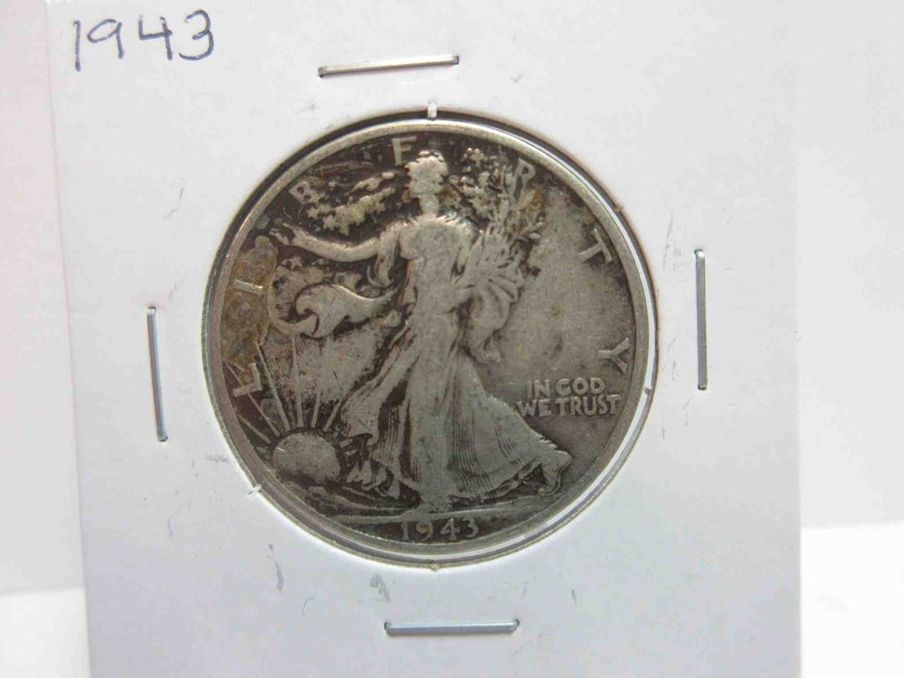 1943 Walking Liberty half dollar