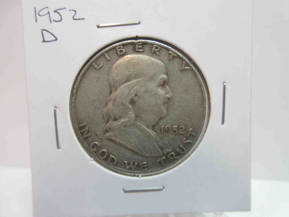 1952-D Franklin half dollar