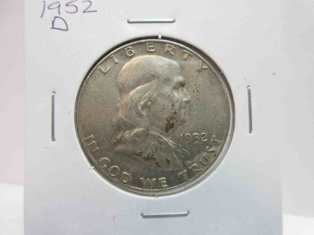 1952-D Franklin half dollar
