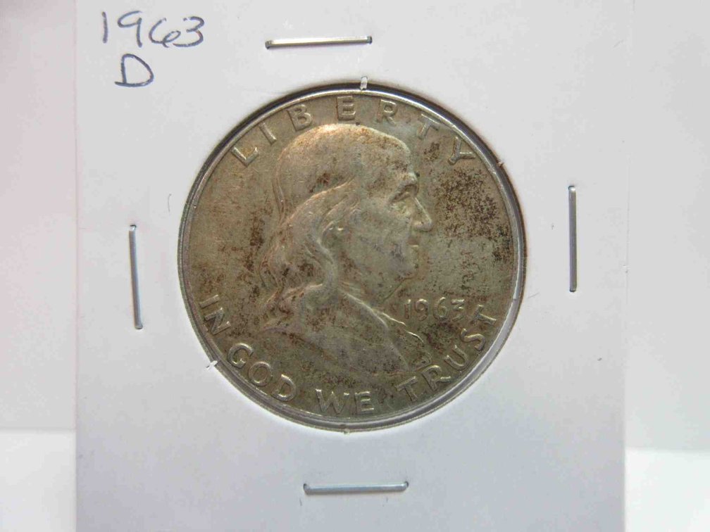 1963-D Franklin half dollar