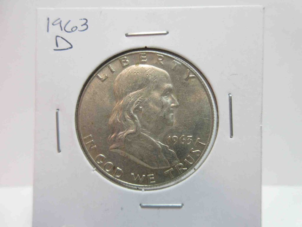 1963-D Franklin half dollar