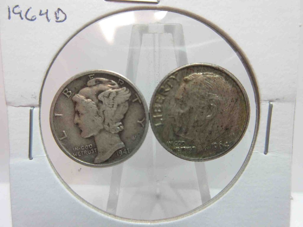 (2) Silver dimes