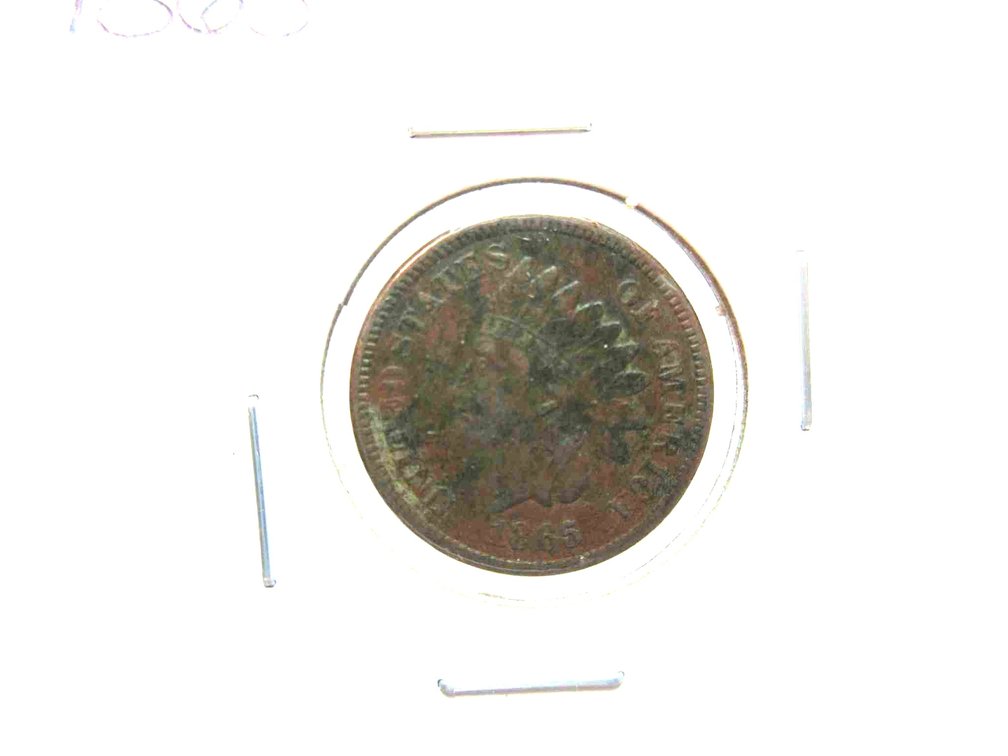 1865 Indian Head cent
