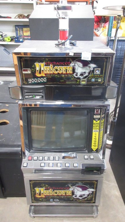 Enchanted Unicorn video poker machine $1, unknown condition