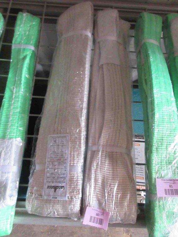 (2) Webbing Slings