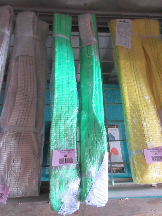 (2) Webbing Slings